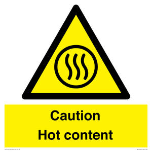 Caution Hot content